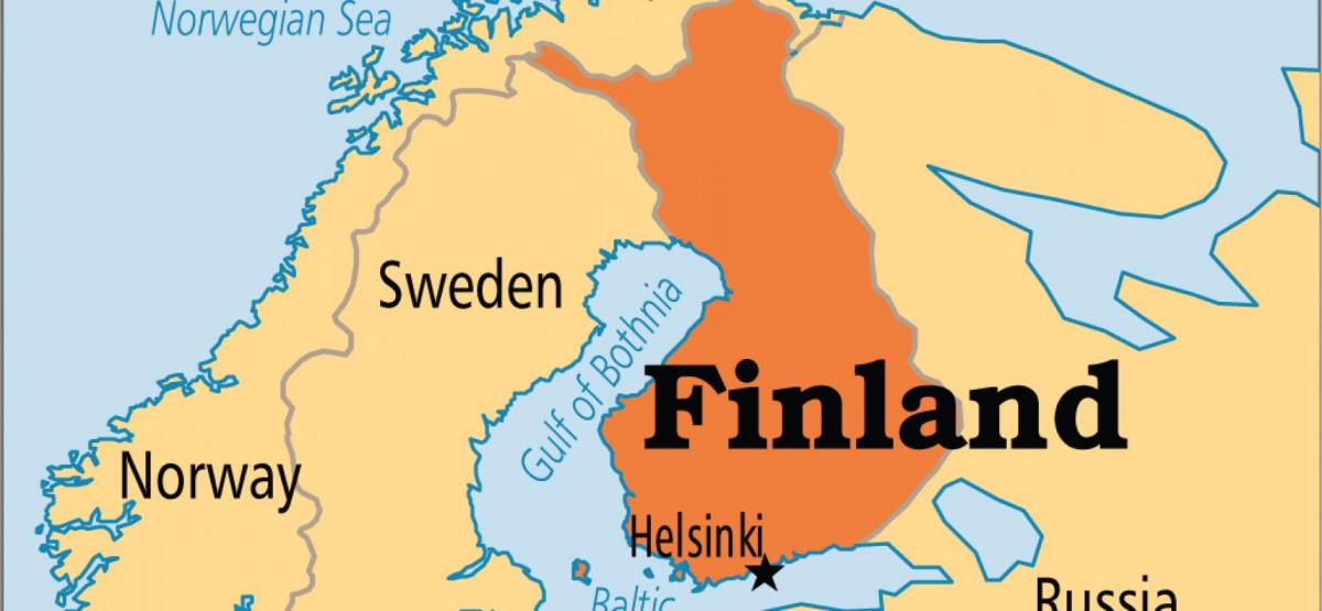 Karta över helsingfors Finland