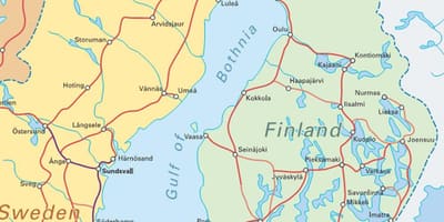 Finland tåg karta