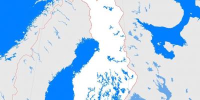 Karta över Finland översikt
