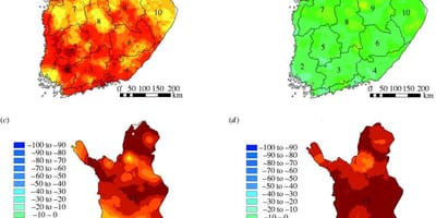 Karta över Finland klimat