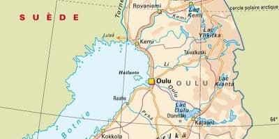 Karta över Finlands nationalparker
